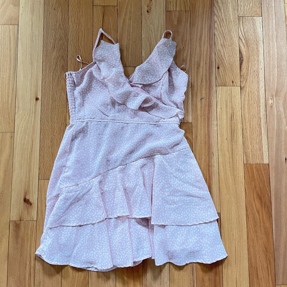 Pink Patterned Romper